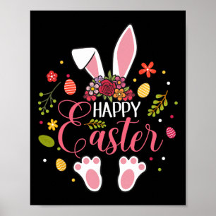 Happy Easter Bunny Easter Egg Hunt Squad Easter Wo Poster