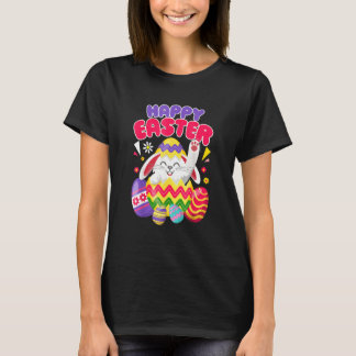 Happy Easter Bunny Easter Eggs   T-Shirt