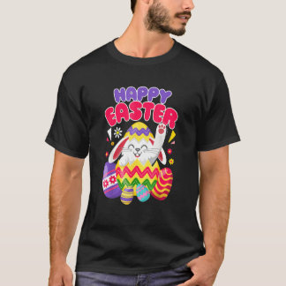 Happy Easter Bunny Easter Eggs   T-Shirt
