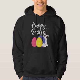 Happy Easter Bunny Egg Basket 1 Hoodie