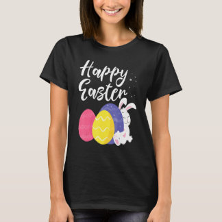 Happy Easter Bunny Egg Basket 1 T-Shirt