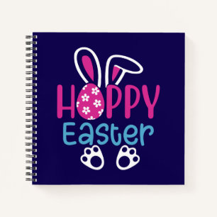 Happy Easter Bunny Egg Cute Spring Design Notebook