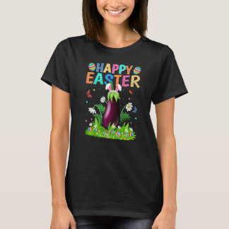 Happy Easter Bunny Egg Funny Eggplant Easter Sunda T-Shirt