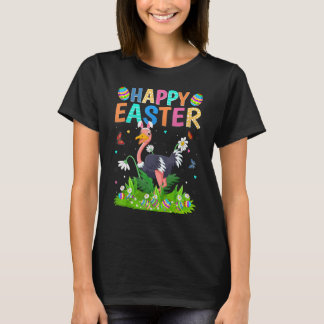 Happy Easter Bunny Egg Funny Ostrich Bird Easter S T-Shirt