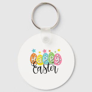 Happy Easter Bunny Egg Hunt Easter Day Shirt Famil Key Ring
