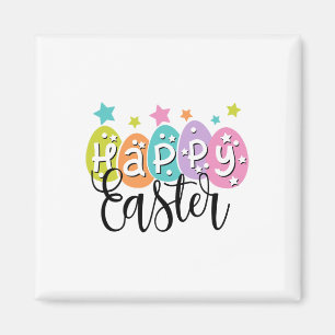 Happy Easter Bunny Egg Hunt Easter Day Shirt Famil Magnet