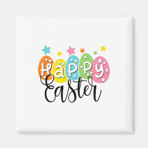Happy Easter Bunny Egg Hunt Easter Day Shirt Famil Magnet