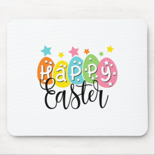 Happy Easter Bunny Egg Hunt Easter Day Shirt Famil Mouse Mat