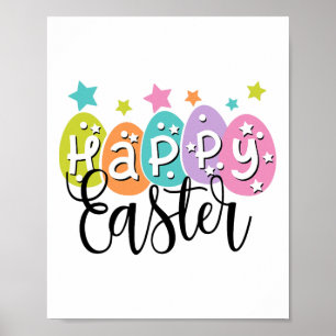 Happy Easter Bunny Egg Hunt Easter Day Shirt Famil Poster