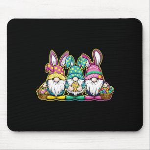 Happy Easter Bunny Egg Hunting And Sket Gnome East Mouse Mat