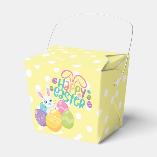 Happy Easter Bunny  Favour Box (Front Side)