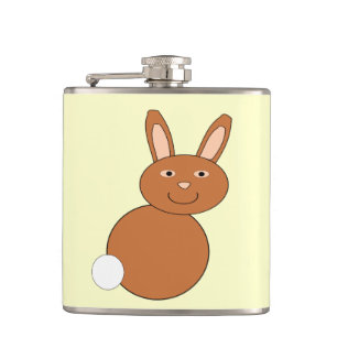 Happy Easter Bunny Flask