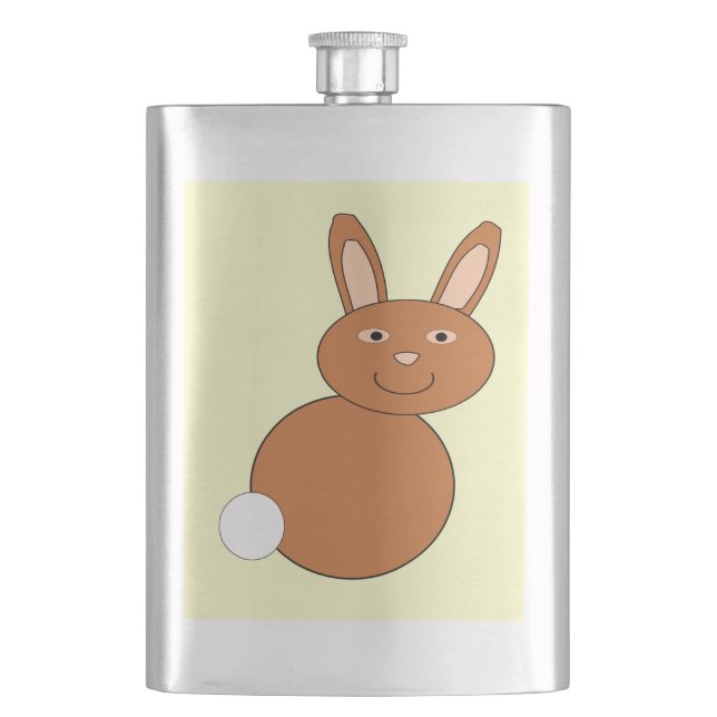 Happy Easter Bunny Flasks (Front)