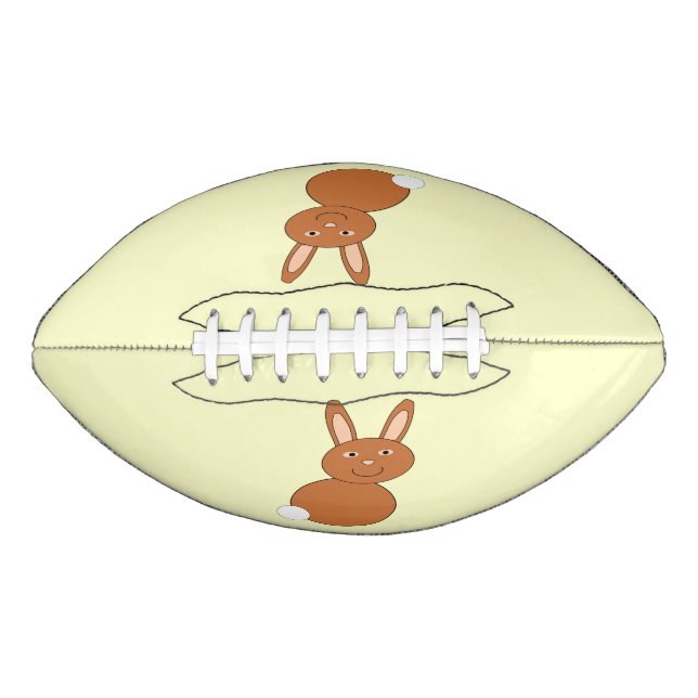 Happy Easter Bunny Football American Football (Front)