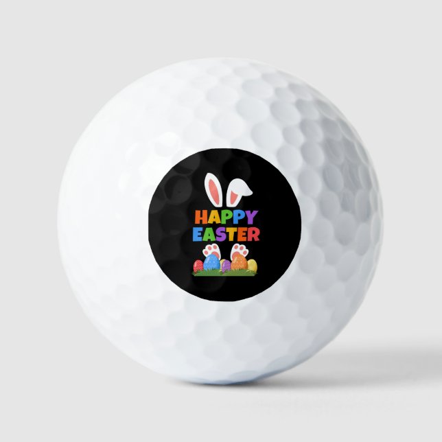 Happy Easter Bunny  Golf Balls (Front)