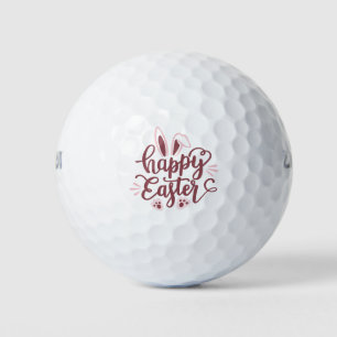 Happy Easter Bunny Golf Balls