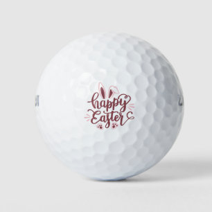 Happy Easter Bunny Golf Balls