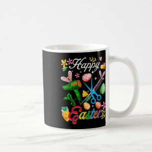 Happy Easter Bunny Hair Stylist Tools Job Team Hun Coffee Mug