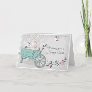 Happy Easter Bunny  Holiday Card