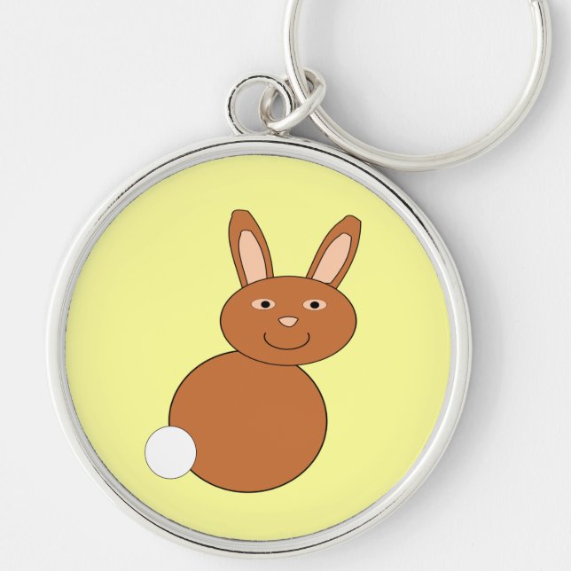 Happy Easter Bunny Keychain (Front)