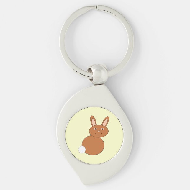 Happy Easter Bunny Keychain (Front)