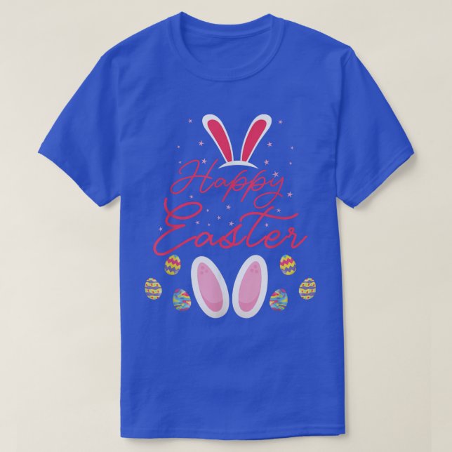 Happy Easter Bunny Lover Girls Boys Rabbit  T-Shirt (Design Front)