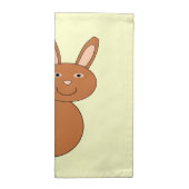 Happy Easter Bunny Napkin (Half Fold)