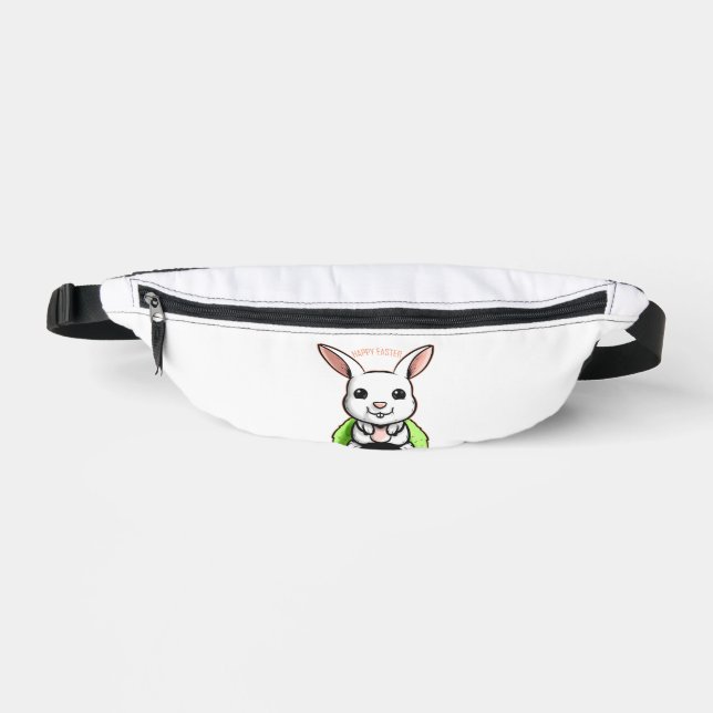 Happy Easter Bunny On Easter Bum Bags (Front)
