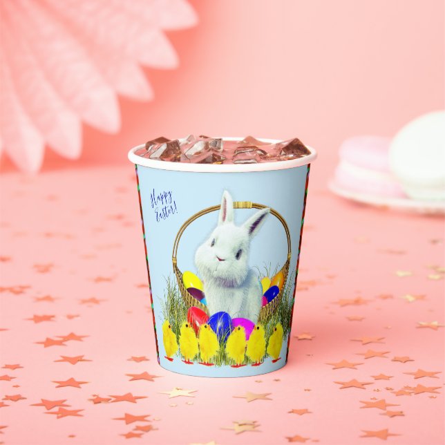 Happy Easter Bunny Paper cup (Insitu)