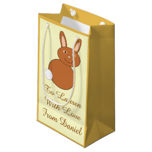 Happy Easter Bunny Personalised Gift Bag