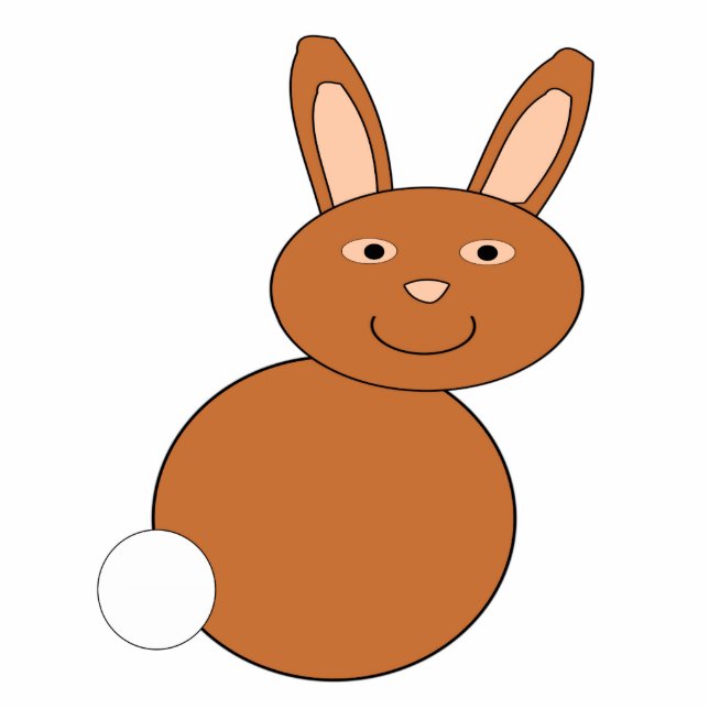 Happy Easter Bunny Photo Sculpture (Front)