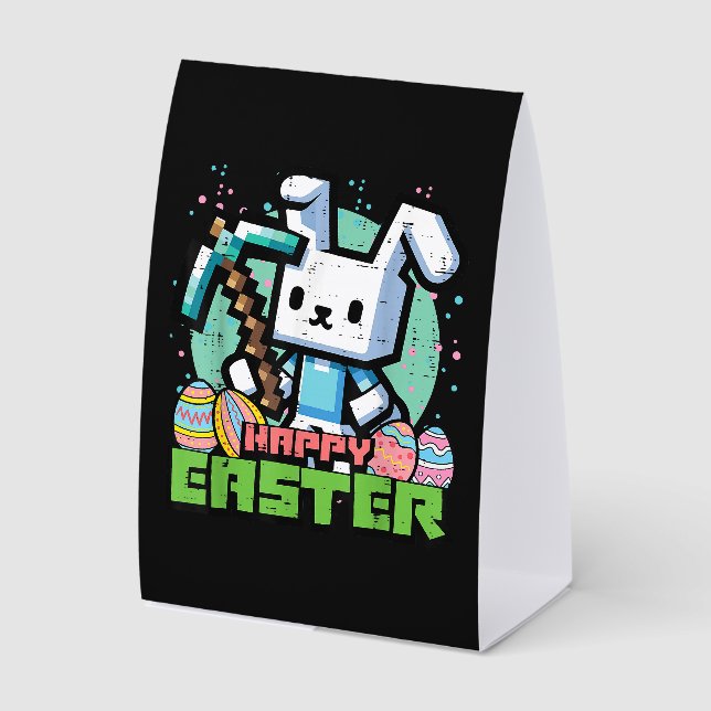 Happy Easter Bunny Pixel Game  (Front)