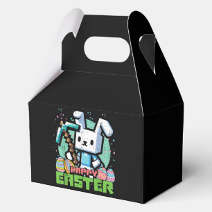Happy Easter Bunny Pixel Game  Favour Box