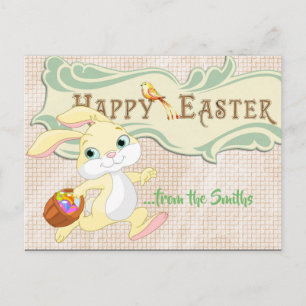 Happy Easter Bunny Postcard