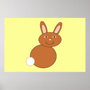Happy Easter Bunny Poster