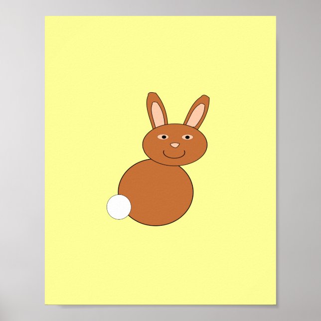 Happy Easter Bunny Poster (Front)