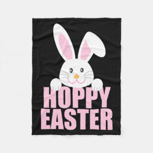Happy Easter Bunny Pun Cute Nk Girls Fleece Blanket
