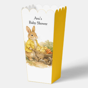 Happy Easter Bunny Rabbit Baby Shower Favour Box
