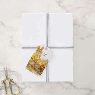 Happy Easter Bunny Rabbit Baby Shower Gift Tags