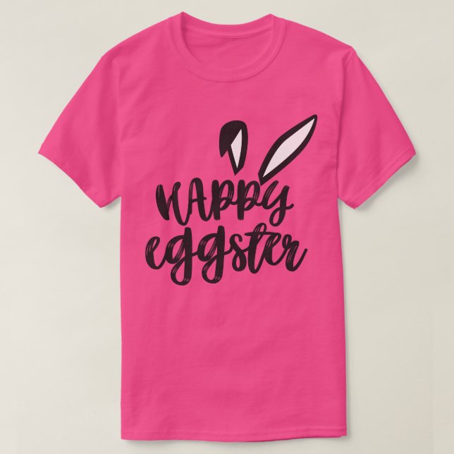 Happy Easter Bunny Rabbit Ears Funny Easter Day Wo T-Shirt (Design Front)