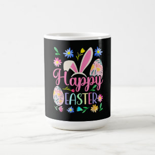 Happy Easter Bunny Rabbit Face Funny Coffee Mug