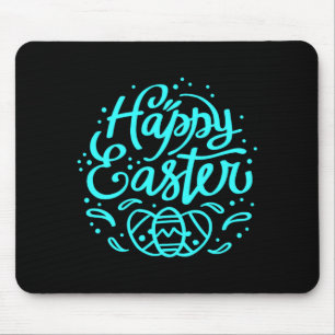 Happy Easter Bunny Rabbit Face Funny Easter Day Wo Mouse Mat
