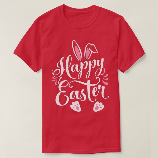 Happy Easter Bunny Rabbit Face Funny Easter Day Wo T-Shirt (Design Front)