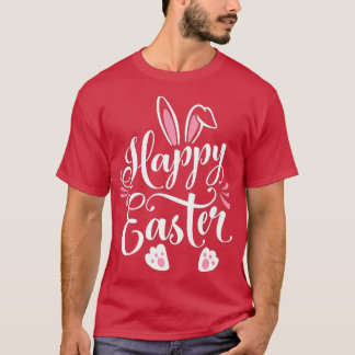 Happy Easter Bunny Rabbit Face Funny Easter Day Wo T-Shirt