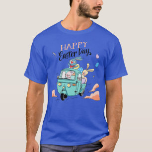 Happy Easter Bunny Rabbit Face Funny Easter Day Wo T-Shirt