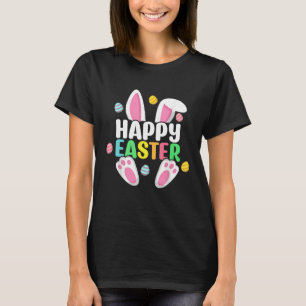 Happy Easter Bunny Rabbit Face Funny Easter Day Wo T-Shirt