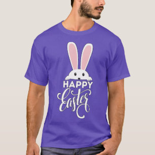 Happy Easter Bunny Rabbit Face Funny Easter Day Wo T-Shirt
