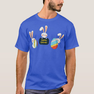 Happy Easter Bunny Rabbit Face Funny Easter Day Wo T-Shirt