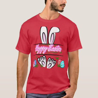 Happy Easter Bunny Rabbit Face Funny Easter Day Wo T-Shirt