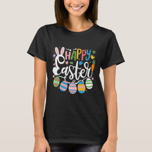 Happy Easter Bunny Rabbit Face Funny Easter Day Wo T-Shirt